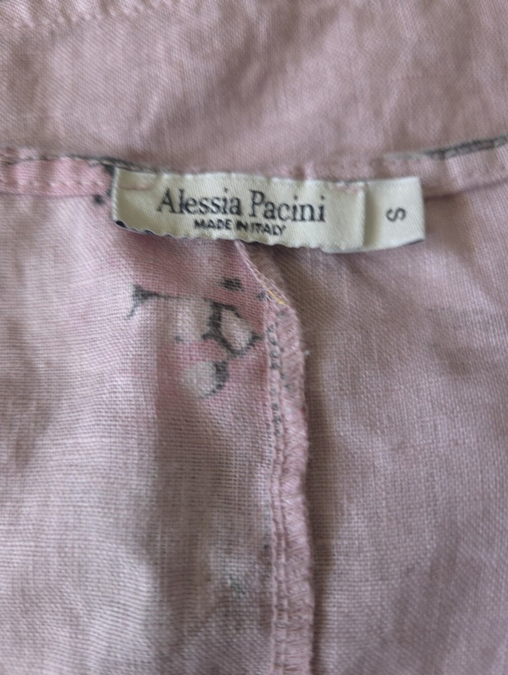 Alessia Pacini Floral Flax Linen Dress - Picture 3 of 6